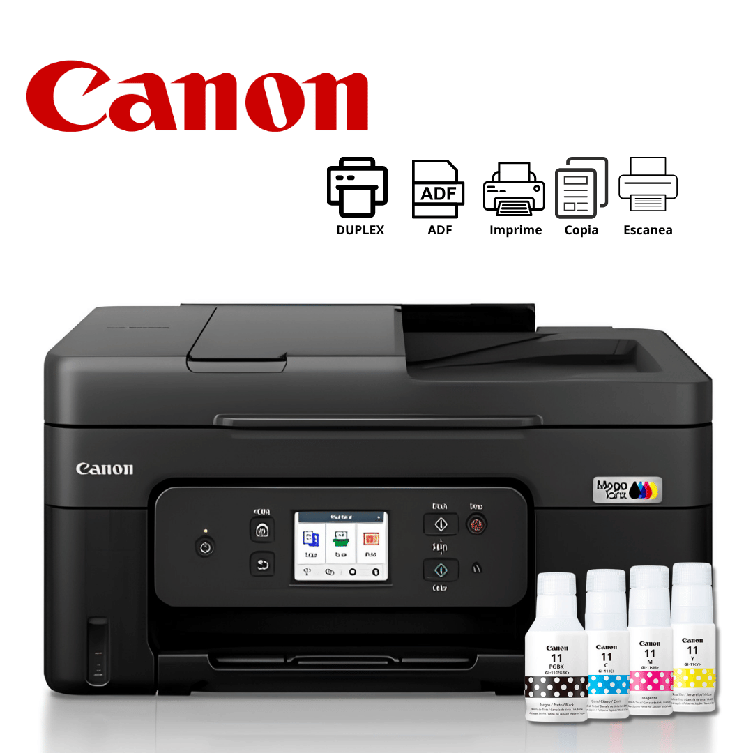 Impresora Multifuncional Canon PIXMA G4180, Duplex, ADF, Pantalla táctil | G4180