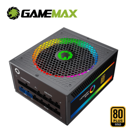Fuente de Poder RGB-750W Gamemax Modular 80Plus Gold - 750W