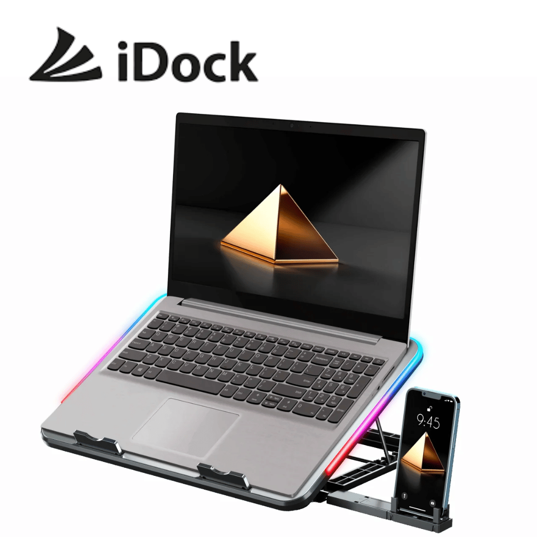 Cooler para laptop iDock N8 RGB QUANTUM II - Imagen 2