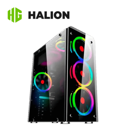 Case Gamer HALION SPARTA 842 ATX 500W 4XRGB